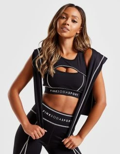 Pink Soda Sport Seam Sculpt Sports Bra Sort