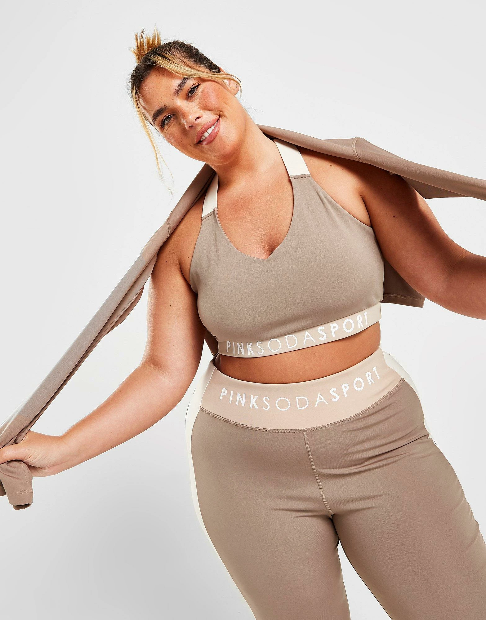 Pink Soda Sport Ascot Sports Bra (+) Brun