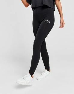 Pink Soda Sport Trebuk Stirrup Leggings Sort