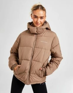 Pink Soda Sport Calabria Padded Jacket Brun