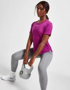 Nike Training One Short Sleeve T-Shirt Lilla