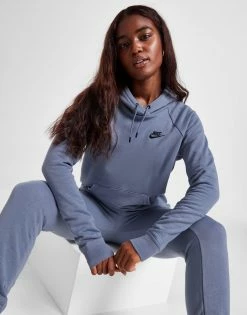 Nike Sportswear Club Fleece Overhead Hoodie Blå