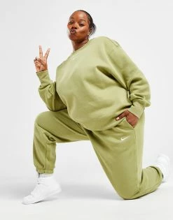 Nike Plus Size Phoenix Fleece Oversized Joggers Grøn