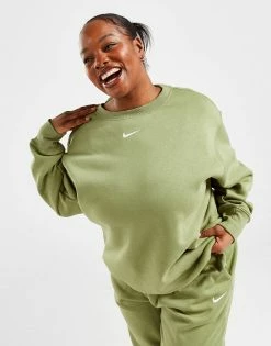 Nike Plus Size Phoenix Oversized Crew Sweatshirt Grøn