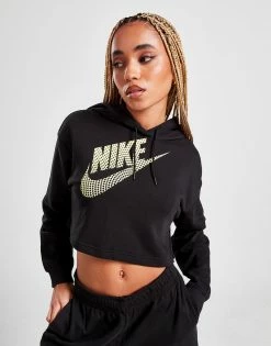 Nike Sweat à Capuche Court De Danse En Tissu Fleece Nike Sportswear Pour Femme Sort