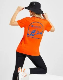 Columbia Mountain Graphic T-Shirt Orange