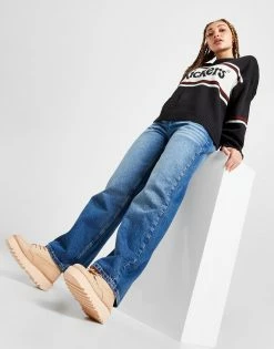 Kickers Low Rise Dad Jeans Blå