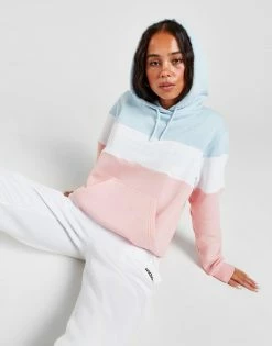 McKenzie Colour Block Hoodie Blå