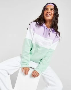 McKenzie Colour Block Hoodie Lilla