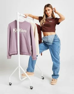 Kickers Short Sleeve Small Logo T-Shirt Brun