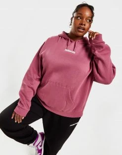 McKenzie Plus Size Logo Overhead Hoodie Pink
