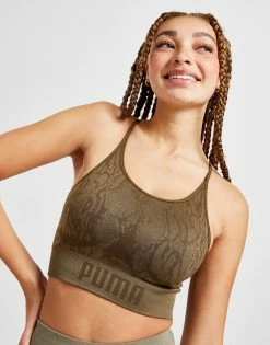 Puma FormKnit Seamless Sports Bra Grøn