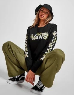 Vans Wyld Vee Long Sleeve T-Shirt Sort