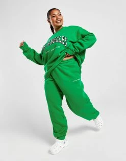 Supply & Demand Plus Size Varsity Joggers Grøn