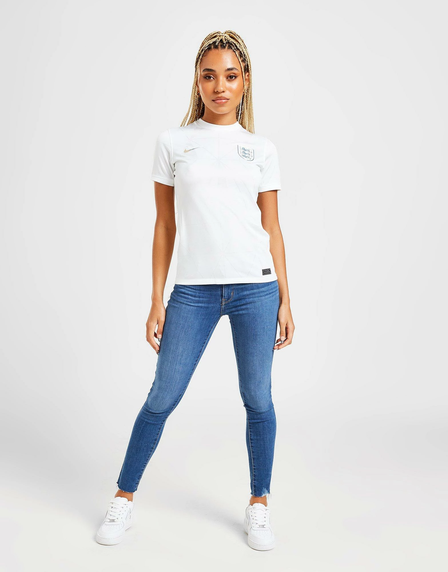 Nike England WEC 2022 Home Shirt Women's Hvid - Billede 4