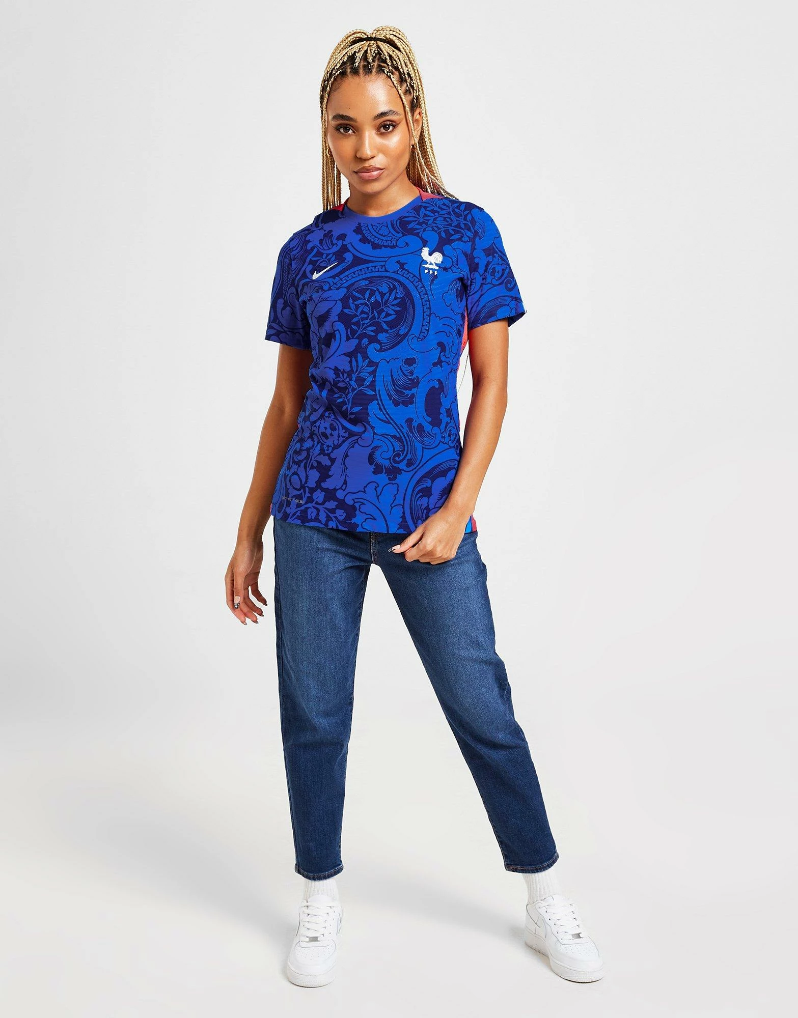 Nike France 2022 Match Home Shirt Women's Blå - Billede 3