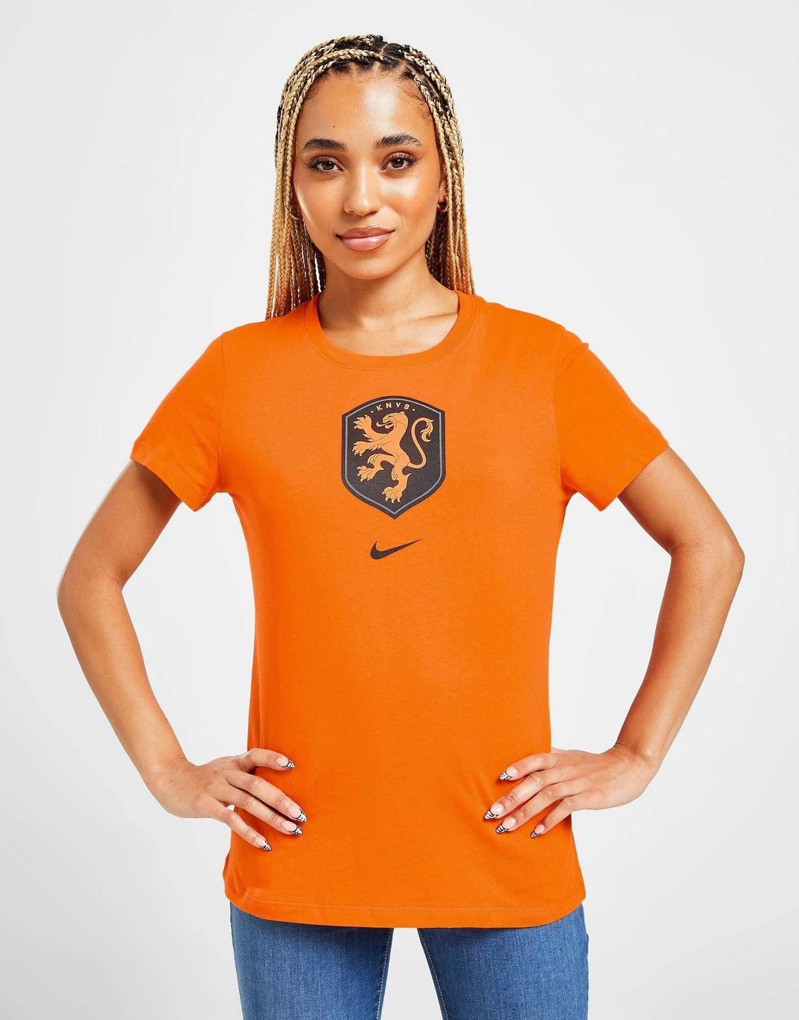 Nike Netherlands Crest T-Shirt Orange - Billede 2