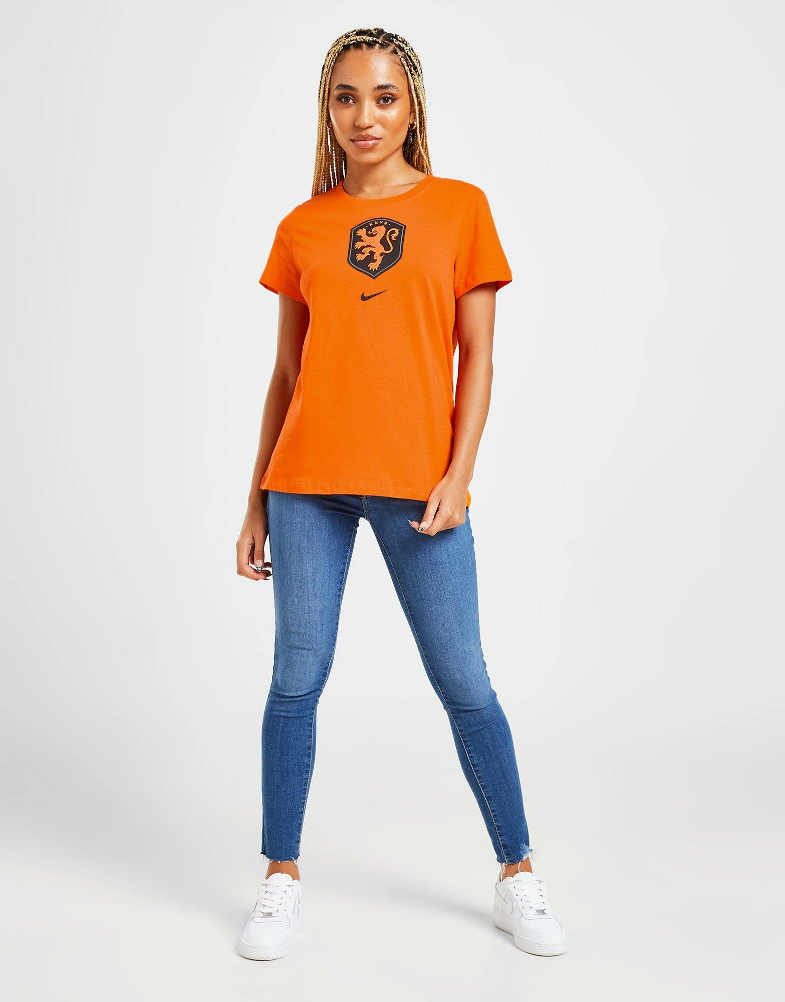 Nike Netherlands Crest T-Shirt Orange - Billede 4