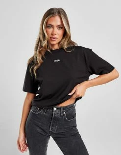 HUGO Small Logo T-Shirt Sort