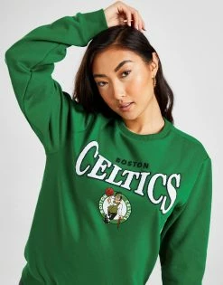 New Era NBA Boston Celtics Logo Crew Sweatshirt Grøn