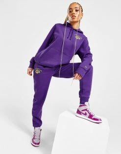 New Era NBA Los Angeles Lakers Crest Joggers Lilla