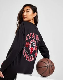 New Era NBA Chicago Bulls Long Sleeve T-Shirt Sort