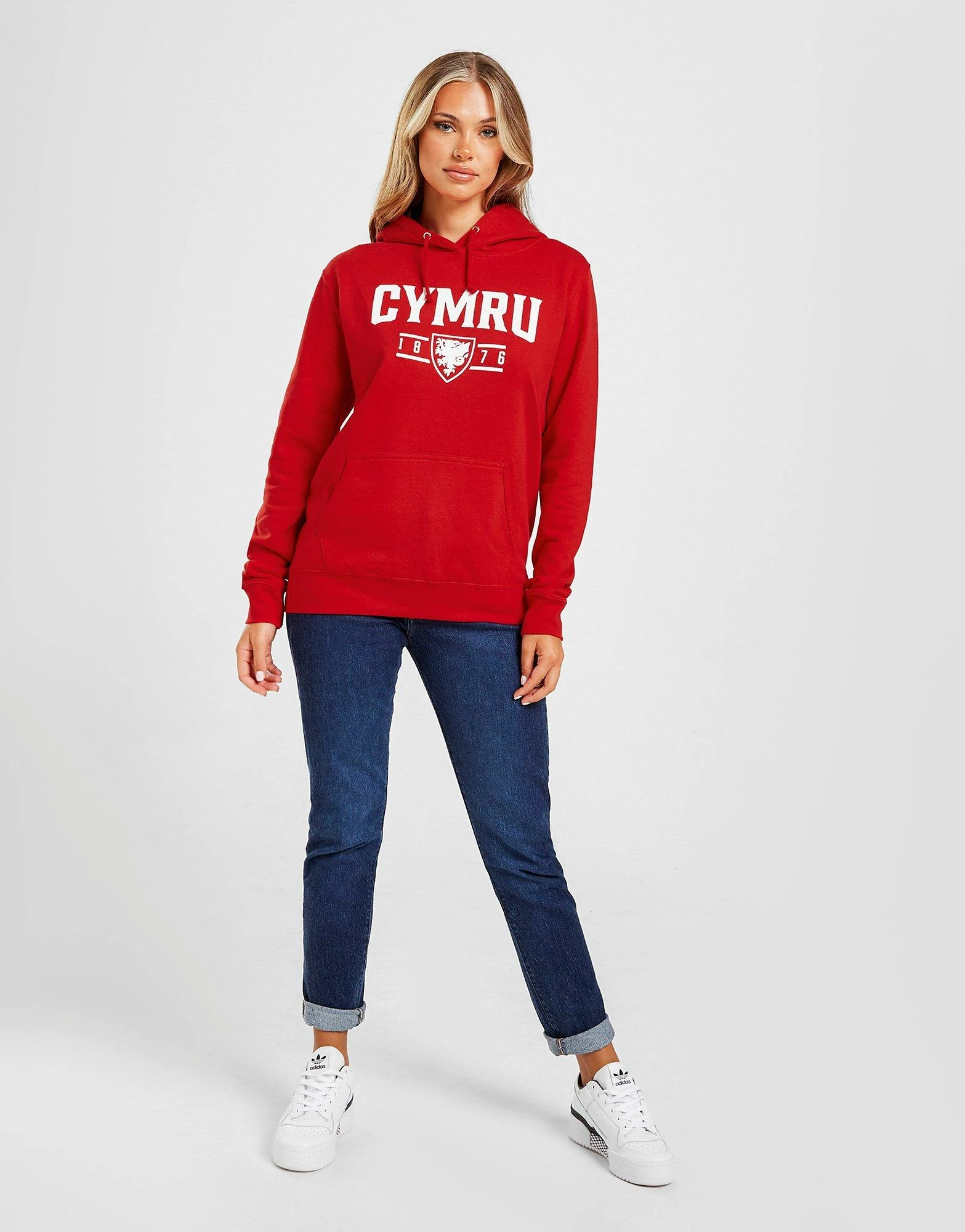 Official Team Wales Cymru Hoodie Rød - Billede 4