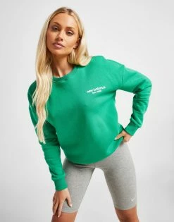 New Balance Small Logo Crew Sweatshirt Grøn