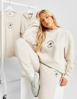 New Balance Life In Balance Crew Sweatshirt Hvid