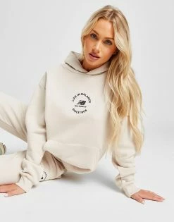 New Balance Life In Balance Hoodie Brun